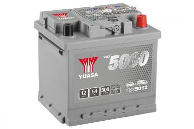 Yuasa Silver High Performance SMF YBX5012 akkumulátor, 12V 54Ah 500A J+ EU, magas